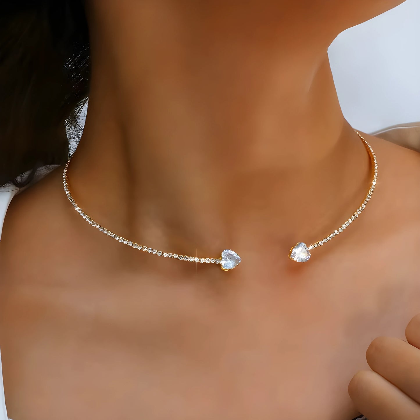 Ophélie – Nyitott Choker Cirkóniával