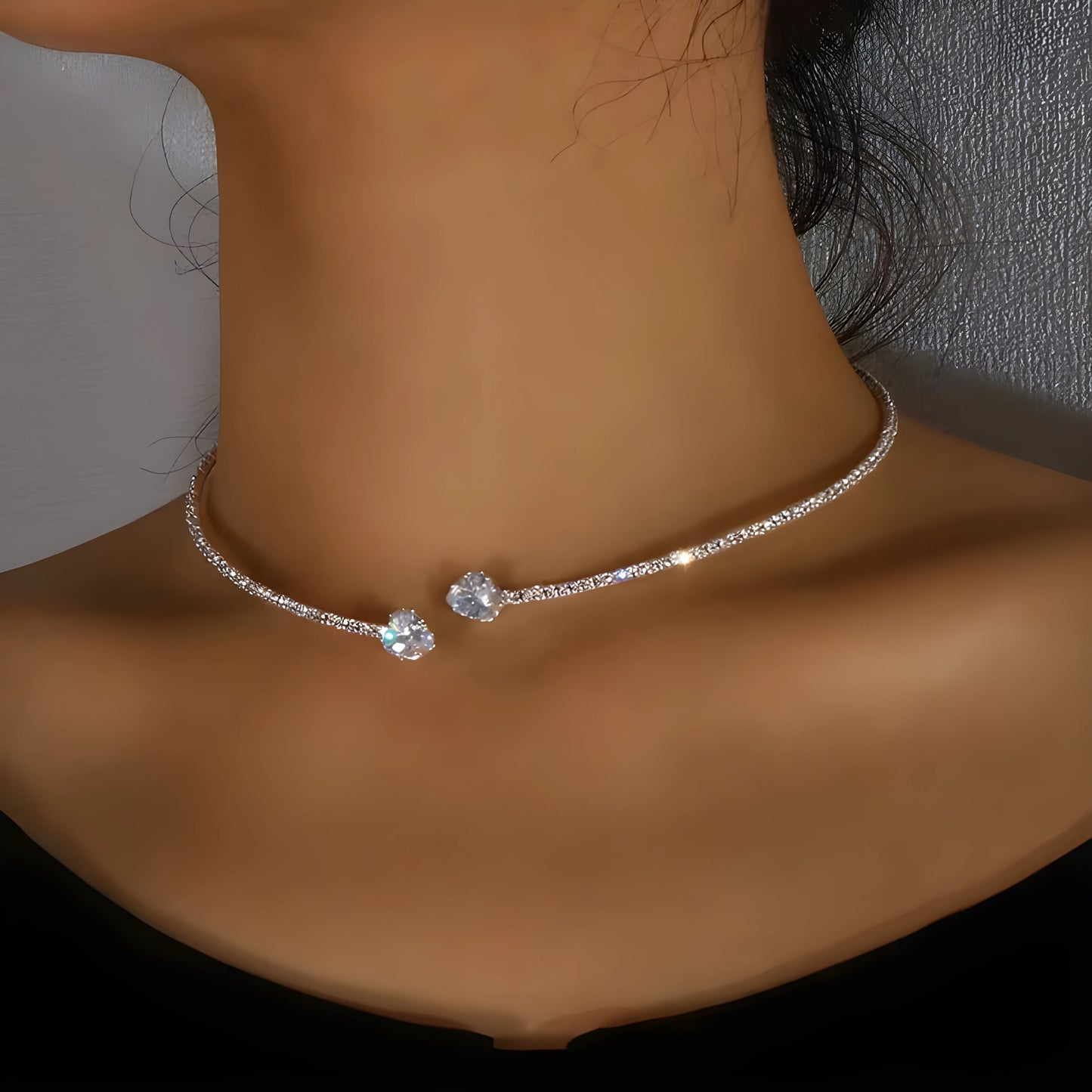 Ophélie – Nyitott Choker Cirkóniával