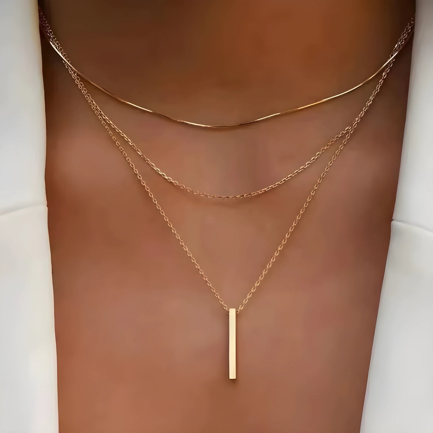 Thaïs – Minimalista Rétegezett Nyaklánc