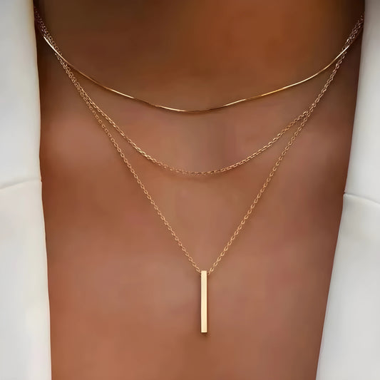 Thaïs – Minimalista Rétegezett Nyaklánc